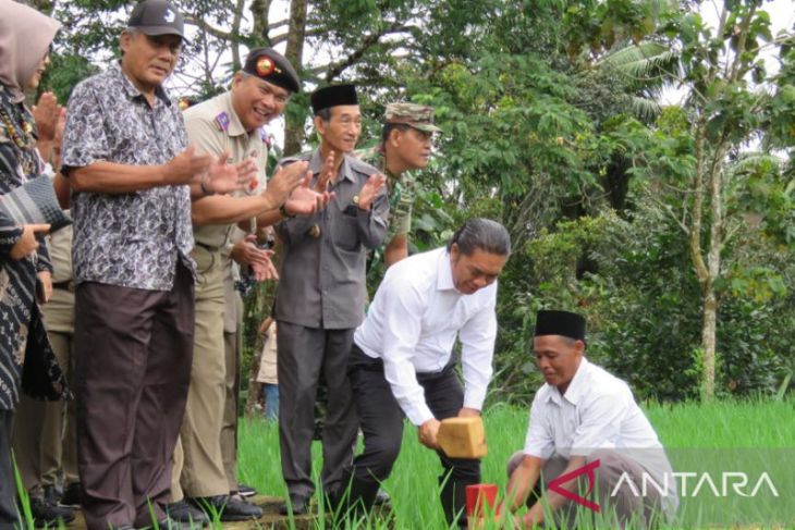 Implementasikan Tanda Batas, Ribuan Bidang Tanah di Kabupaten Serang Dipasang Patok