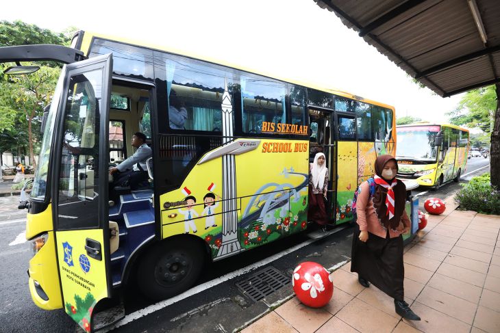 Dishub Surabaya Sediakan Sembilan Bus Sekolah Gratis Untuk Pelajar ...