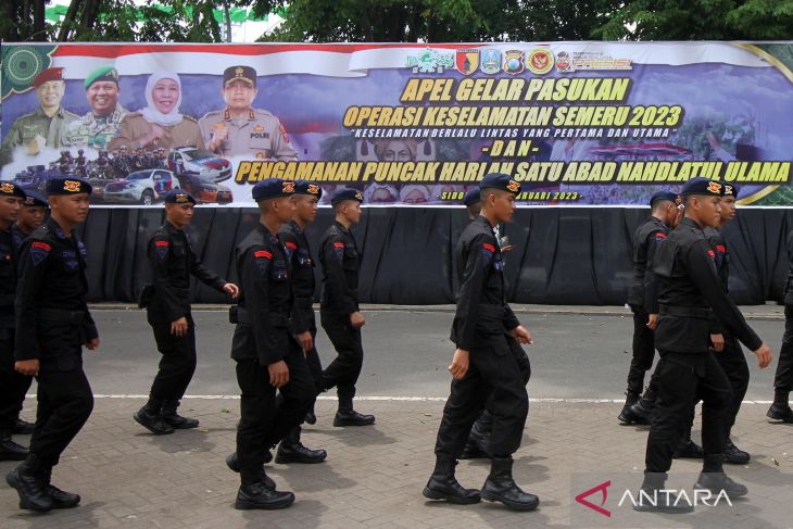 Apel Pasukan pengamanan Resepsi Satu Abad NU