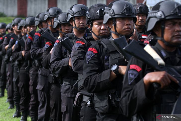 FOTO - Apel Kesiapan Pengamanan Presiden Jokowi ke Aceh