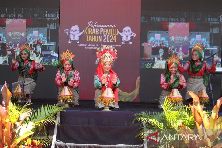 FOTO - Peluncuran kirab Pemilu 2024 di Aceh