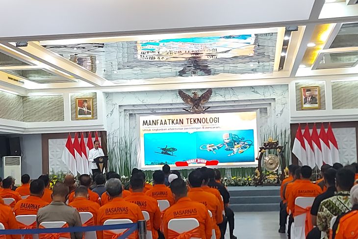 Presiden minta Basarnas miliki alat pencarian berteknologi mutakhir