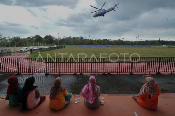 Evakuasi kecelakaan heli di Jambi berlanjut