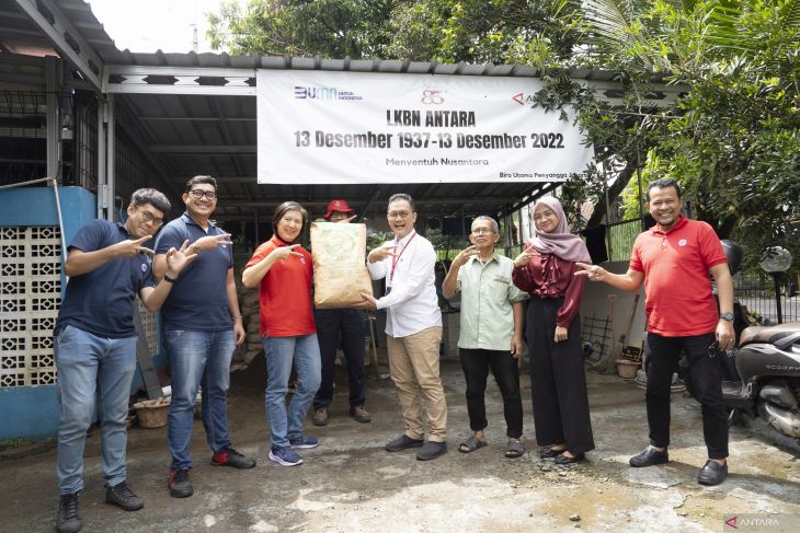 Indocement kolaborasi bangun pondasi di Kantor Antara-Koramil Bogor Barat