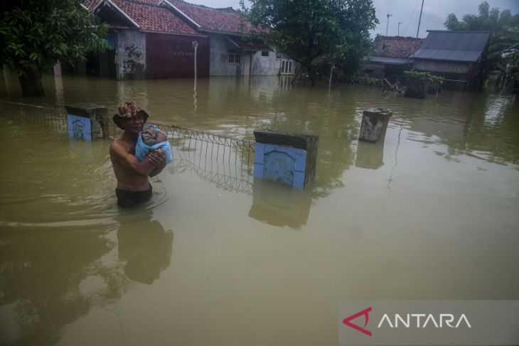 Dampak banjir Kabupaten Karawang 