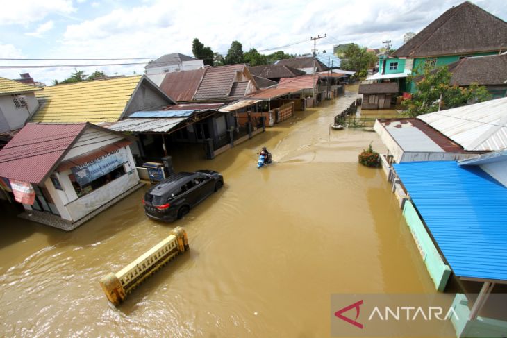 Belasan Ribu Rumah Di Kabupaten Banjar Terendam Banjir
