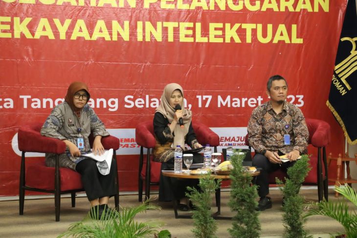 Kanwil Kemenkumham Banten Sosialisasikan Pelindungan Hak Kekayaan Intelektual
