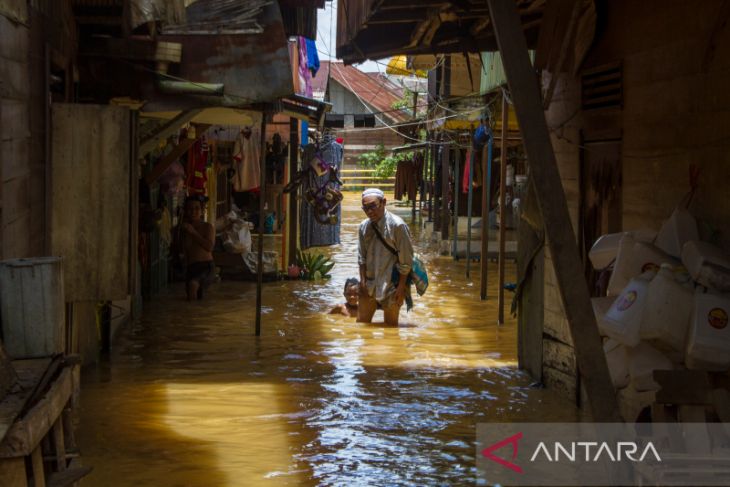 Ribuan rumah terdampak banjir di Hulu Sungai Tengah=