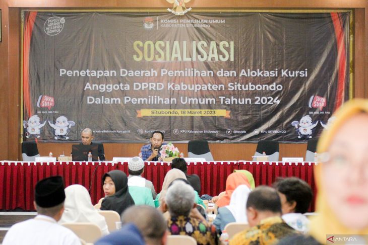 KPU Situbondo sosialisasikan perubahan dapil Pemilu 2024