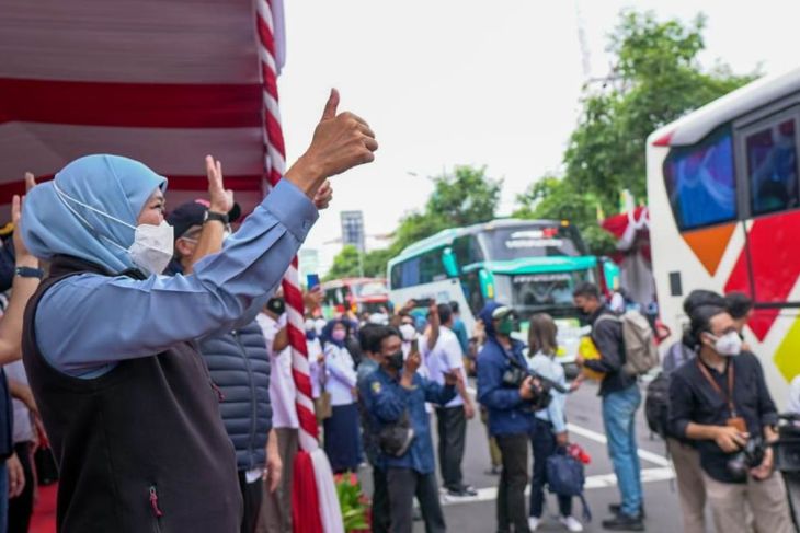 kroeg snel een beetje East Java prepares 161 free buses for Eid exodus - ANTARA News