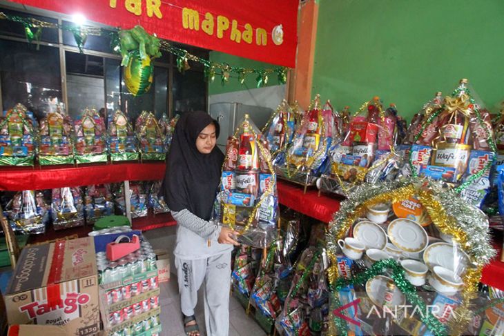 FOTO - Bisnis parcel lebaran