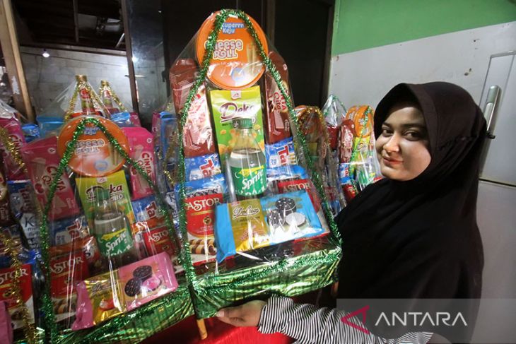 FOTO - Bisnis parcel lebaran