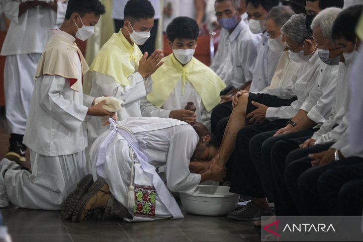Humaniora: Misa kamis putih di Yogyakarta