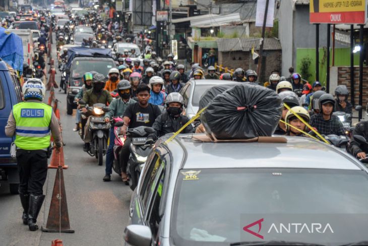 Arus mudik di Kabupaten Bandung 