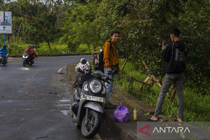 ARUS MUDIK - Pemudik di Jalan Nasional Kalsel Meningkat