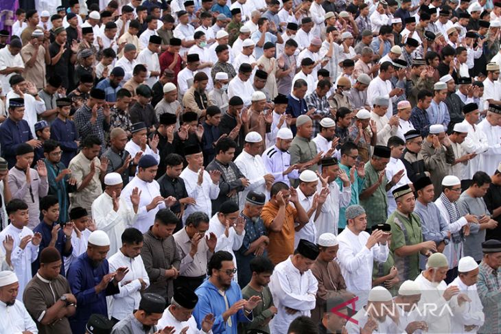 FOTO - Shalat Idul Fitri Muhammadiyah di Aceh