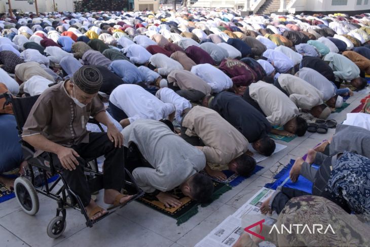 Shalat Idul Fitri 1444 Hijriah di Medan