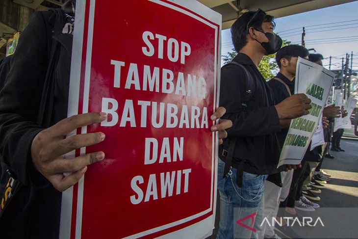 Unjuk rasa Mahasiswa di Banjarmasin