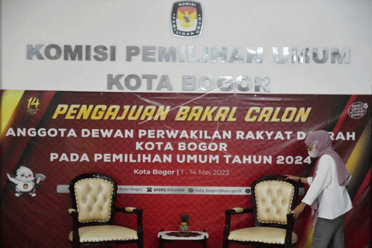 KPU Kota Bogor belum terima pengajuan Bacaleg Pemilu 2024