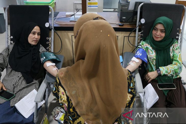 FOTO - Pemenuhan kebutuhan darah usai lebaran di Banda Aceh