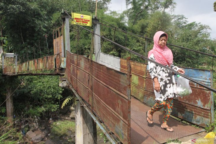 Jembatan rawan ambrol di Malang
