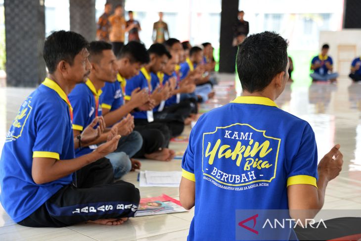 FOTO - Program rehabilitasi narkoba warga binaan di Lapas Banda Aceh