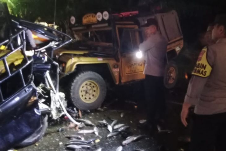 Kecelakaan Maut Land Rover Dan L300 Pick Up Di Aceh Jaya Satu Orang