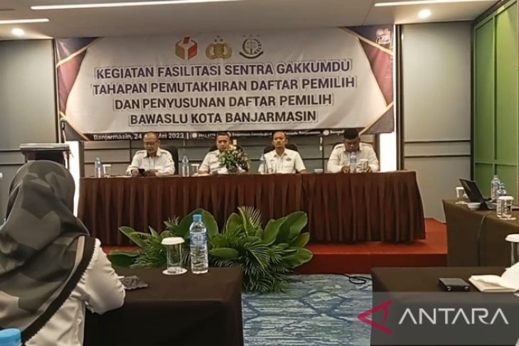 Bawaslu Banjarmasin dan Sentra Gakkumdu petakan kerawanan Pemilu 2024