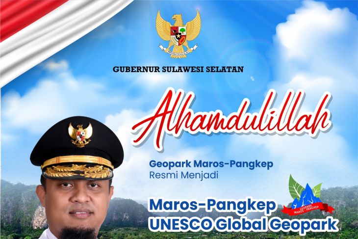 Maros Pangkep UNESCO Global Geopark secara resmi ditetapkan oleh UNESCO