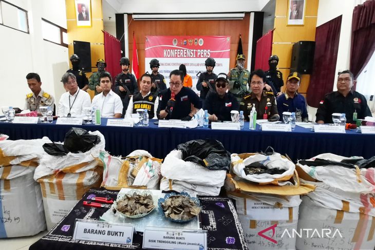 KLHK dan Bea Cukai gagalkan penyelundupan 360 Kg sisik trenggiling di Banjarmasin