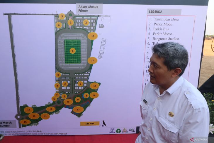 Pembangunan stadion di Kediri