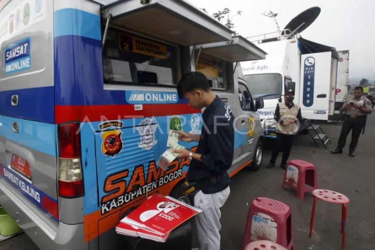 Razia pajan kendaraan bermotor di Bogor