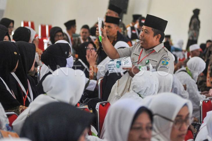 Kedatangan jamaah calon haji di Asrama Haji Transit Bengkulu