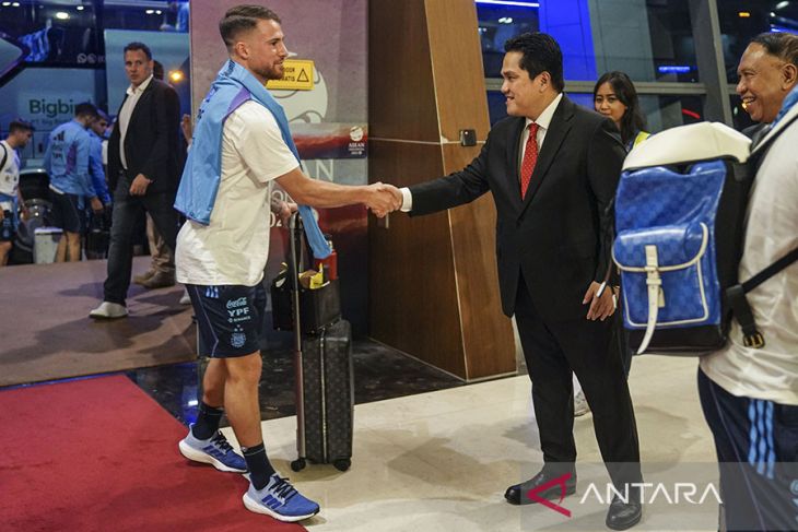 Timnas Argentina Tiba Di Indonesia Antara News