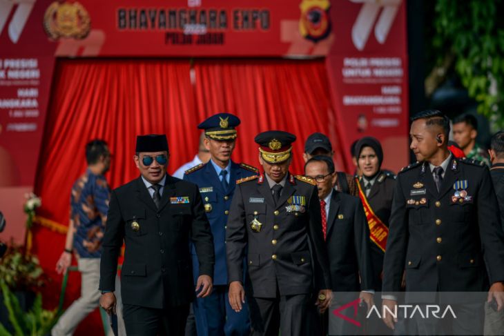 Peringatan Hari Bhayangkara di Bandung