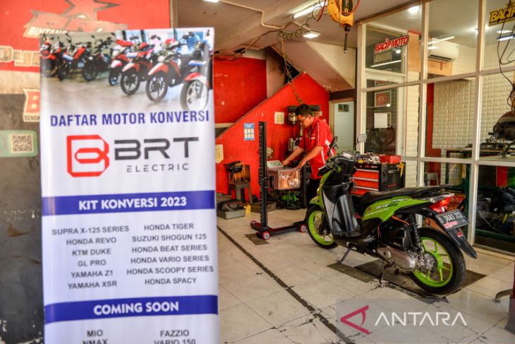 Bengkel konversi motor listrik di Bandung