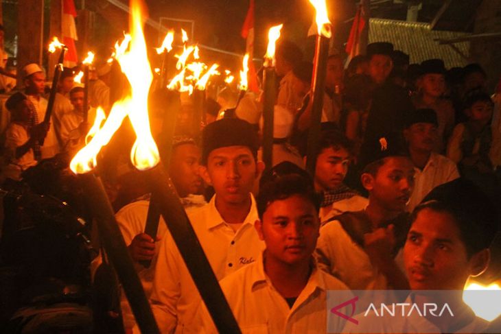 FOTO - Pawai obor sambut tahun baru Islam