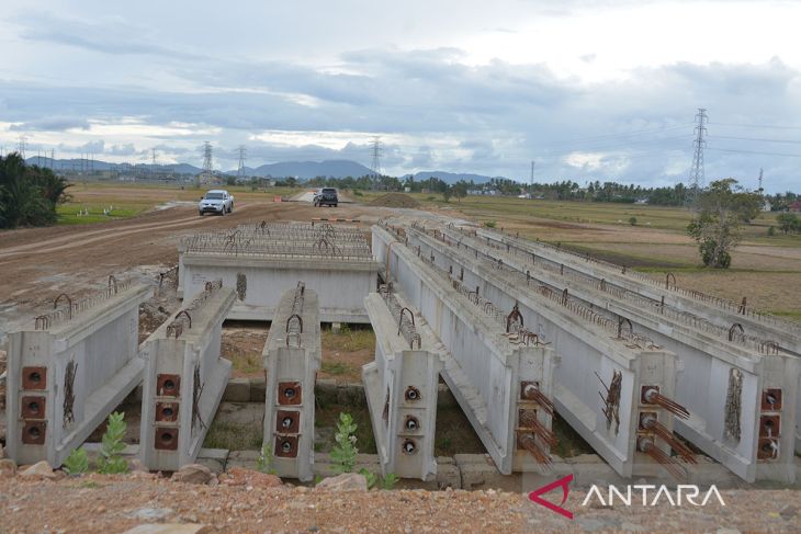 FOTO - Perkembangan tol trans sumatera hingga Juli 2023