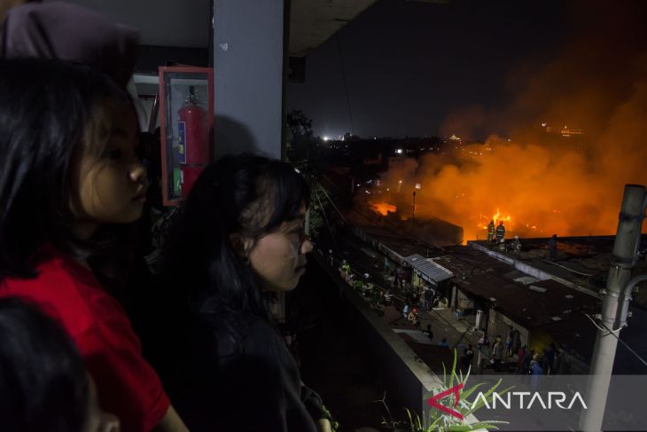 Kebakaran Pasar Sadang Serang Bandung