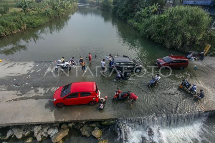 Dampak musim kemarau di Bogor