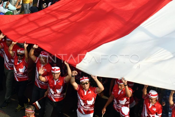Kirab Merah Putih di Kota Bogor