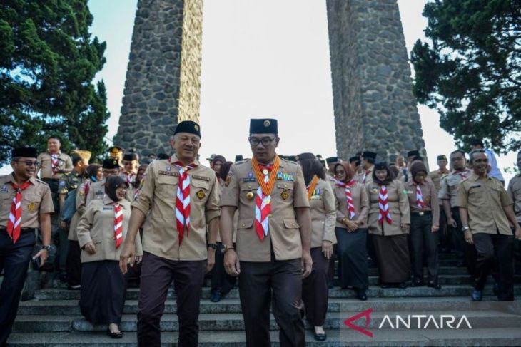 Peringatan hari Pramuka di Bandung