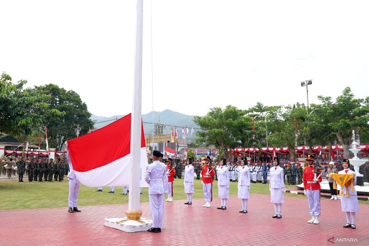 UPACARA HUT KE-78 REPUBLIK INDONESIA DI GORONTALO