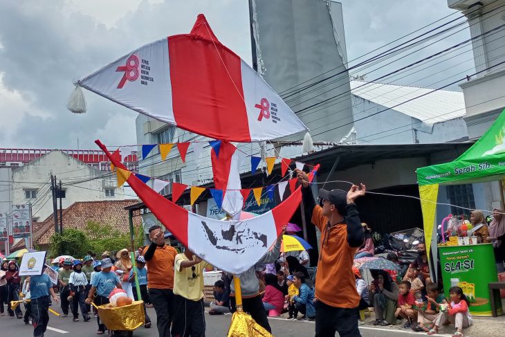 Semarak Pawai Karnaval HUT Ke-78 RI di Pangkalpinang