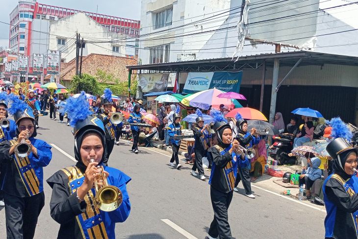 Semarak Pawai Karnaval HUT Ke-78 RI di Pangkalpinang