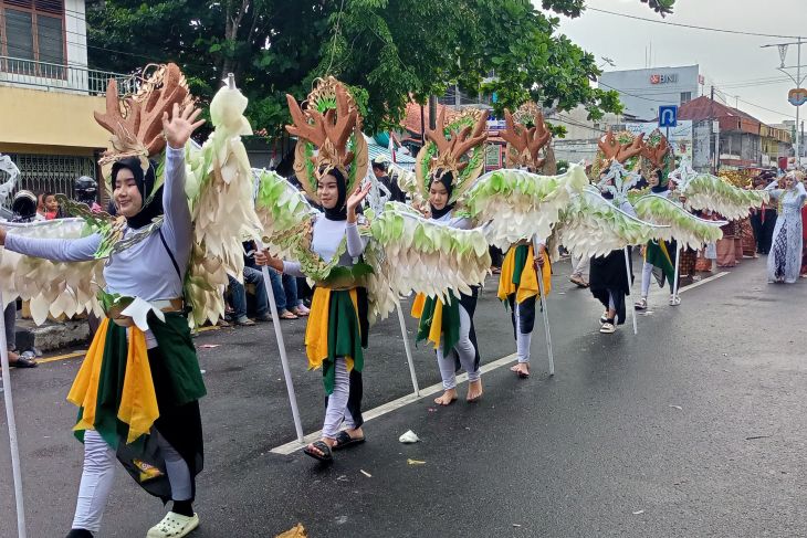 Semarak Pawai Karnaval HUT Ke-78 RI di Pangkalpinang