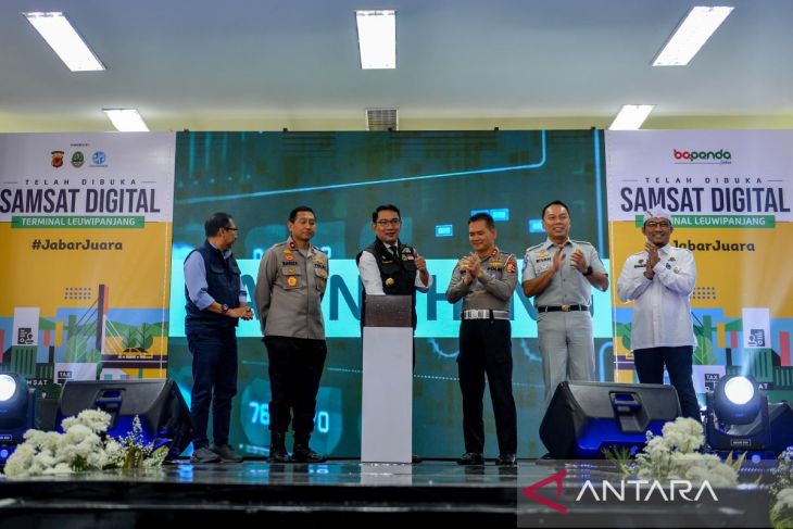 Peresmian Samsat Digital di Bandung