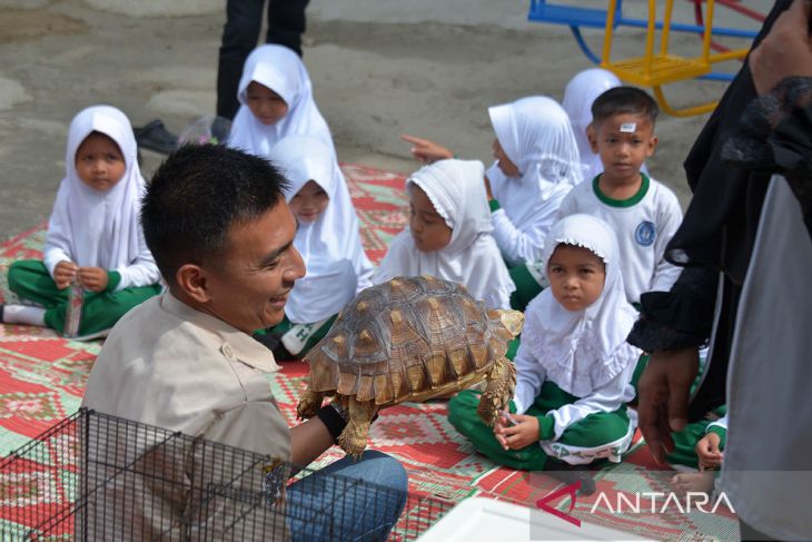 FOTO - Edukasi Hewan Peliharaan di Sekolah