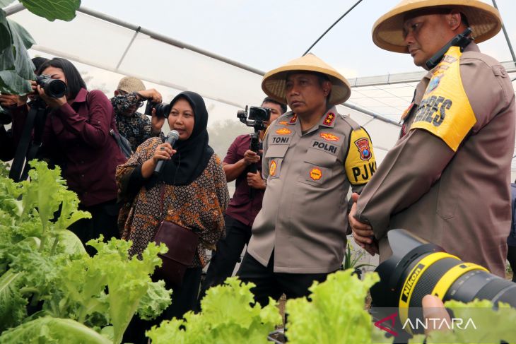 Peresmian Kebun Ketahanan Pangan Polres Blitar