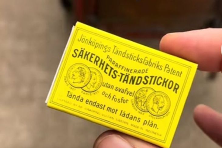 Banyak tersedia di warung, ternyata ini arti tulisan di korek api "Jonkopings" Swedia